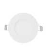 3W LED Panellys - med EMC driver, 6400K, rundt.