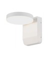 17W rund LED væglampe - IP65, hvid, 2480lm, 4000K, aluminium