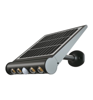 8W LED solcelle sensor væglampe - 6000K