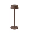 Opladelig LED bordlampe Inde/ude - Corten, touch dæmpbar, 3000K, IP54