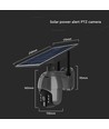 Udendørs WiFi PTZ solcelledrevet kamera - 360° Tryghed, Full HD & Farvenattesyn, IP65, Sort