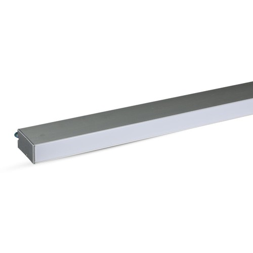 120cm 40W LED lysskinne med Samsung chip - Silver, 4000K, 120°, inkl. wireophæng