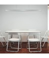 120cm 40W LED lysskinne med Samsung chip - Silver, 6400K, 120°, inkl. wireophæng