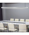 120cm 40W LED lysskinne med Samsung chip - Silver, 6400K, 120°, inkl. wireophæng
