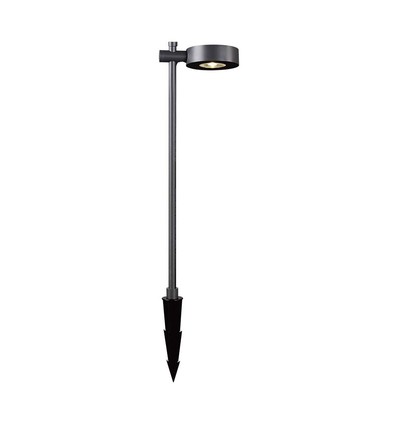 7W LED pullertlampe - 3000K, sort hus, IP65