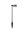 6W LED havelampe bedlampe, sort, 102,5 cm - IP65, RA90, 4000K, aluminium