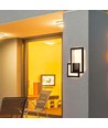 20W moderne LED væglampe - Cortenfarvet, 360°, 2400lm, IP20, 3000K, inkl. lyskilde