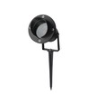 GU10 havelampe - Aluminium hus, sort, IP65