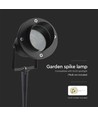 GU10 havelampe - Aluminium hus, sort, IP65