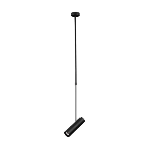 Teleskopisk loftlampe med GU10 - sort, aluminium, 83-117cm