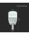 300W LED - Solcelle Gadelys, Samsung Chip, 4000K, Hvid kabinet