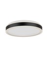 42W LED Designer Lys - TRIAC Dæmpbar, 4000K Sort, Rund
