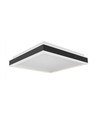 38W LED Designer Lampe - 4000K, Sort, Firkantet
