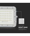 80W Solara LED projektør med solcelle - 800lm, IP65, 6400K, inkl. fjernbetjening og solpanel