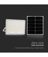 30W Solcelle LED projektør - 2600lm, IP65, 6400K, inkl. solpanel og fjernbetjening, udendørs