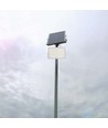 VT 240W LED Solar projektør - 4000K, 20000 mAh batteri, 3m kabel, smart IR fjernbetjening, hurtig opladning, hvid