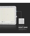 30W Solcelle LED projektør med fjernbetjening - 2600lm, IP65, 4000K, inkl. solpanel og batteri