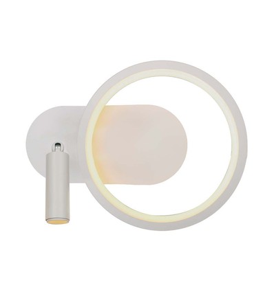14W LED Lampeskærm - Metal, L250xW100xH180mm, 4000K, Hvid, Hus