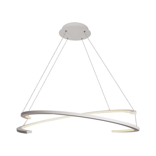 48W Metalloftlampe - LED, Ø800xH1200mm, 4000K, Hvid, TRIAC dæmpbar