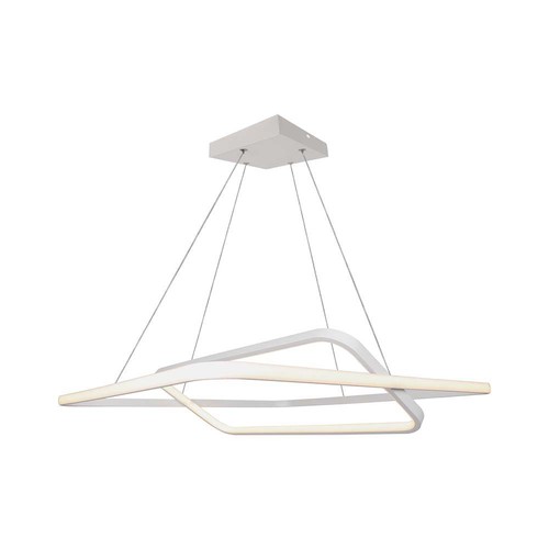 48W LED Metalloftlampe - 600x600xH1200mm, 4000K, hvid, TRIAC dæmpbar