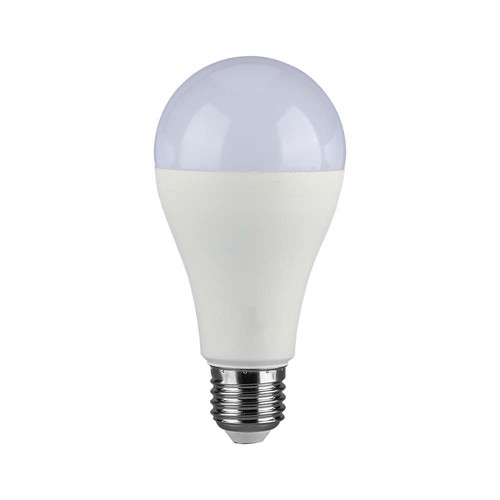 A65 LED 17W E27 - Plastik Pære, 6500K, 200D