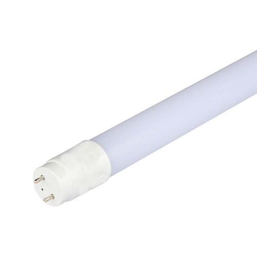18W T8 LED Rør - Plastik, Ikke-rotérbar, 120cm, 6400K, G13