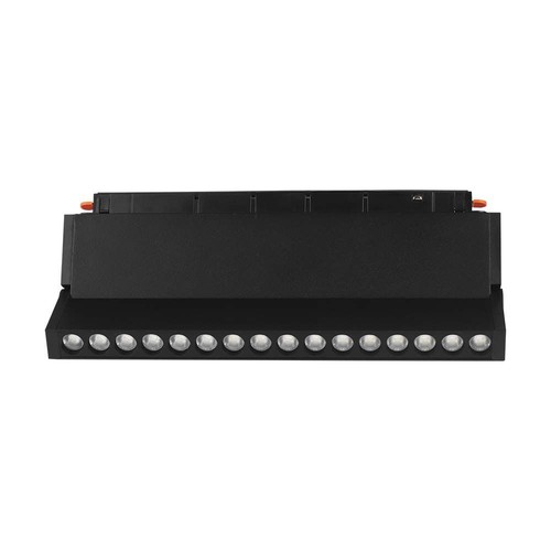 18W skinnespot - LED, Magnetisk, Smart, 3i1, Sort hus