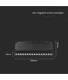 18W skinnespot - LED, Magnetisk, Smart, 3i1, Sort hus