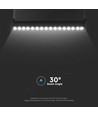 18W skinnespot - LED, Magnetisk, Smart, 3i1, Sort hus