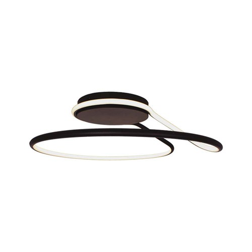 54W LED Lys - Designer, Triac dæmpbar, 4000K, sort