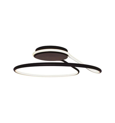 54W LED Lys - Designer, Triac dæmpbar, 4000K, sort