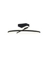 20W LED designer pendel, Ø25cm - 107lm/W, 4000K, sort, rund, moderne design