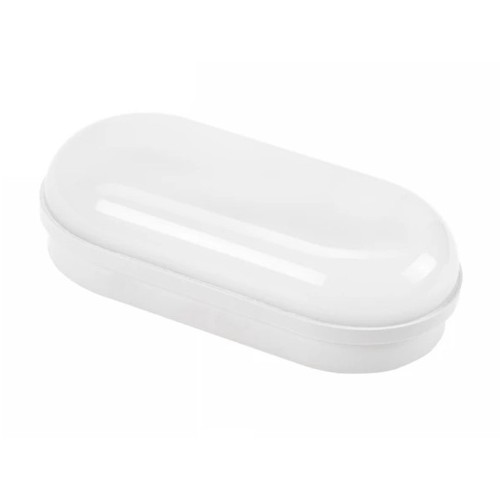 8W LED Technic Væglampe - IP54, IK10, Oval, hvid, inkl. lyskilde