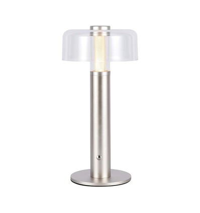 LED Bordlampe - 1800mAh Batteri Ø150x300, 3000K, Champagne Guld