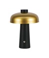 3W genopladelig LED bordlampe - Touch dæmpbar, 3-i-1 CCT, guld/sort, inkl. USB-kabel
