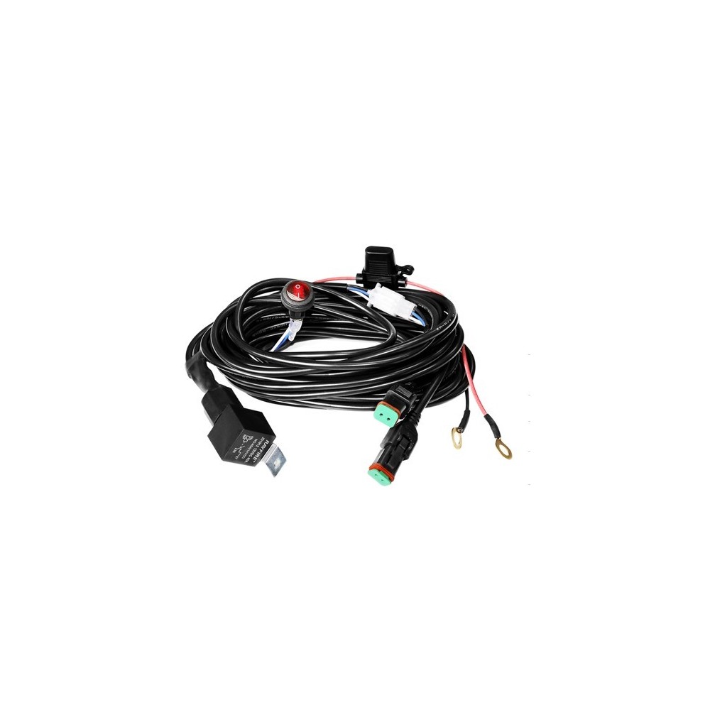 Kabel Med Afbryder Til Ledlife Arbejdslampe Til 2 Lamper 2x15a Dt06 2s Stik