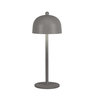 V-Tac Opladelig bordlampe 3i1 - CCT, grå, IP20, touch dæmpbar
