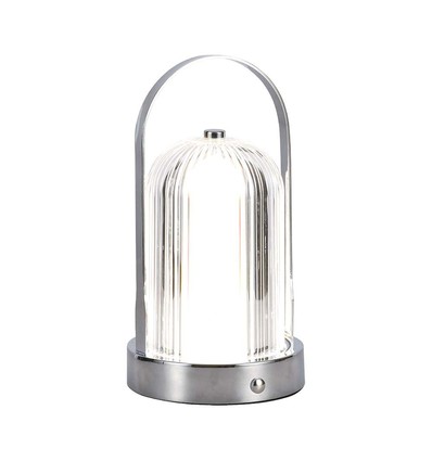 1W genopladelig LED bordlampe, 3-i-1 CCT - Touch dæmpbar, USB-C, 6-8 timers batteri, antik finish