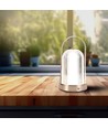 1W genopladelig LED bordlampe, antik bronze - 3-i-1 CCT, dæmpbar, 5V, 1800mAh batteri, højde 19cm