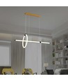 LED Hængelampe Dekorativ L860xW300 3000K Sort - hus