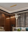 LED Hængelampe Dekorativ L860xW300 3000K Sort - hus