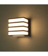 8W Væglampe LED - 4000K, brun, IP65