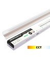 90 cm LED Troldtekt Skinne, CCT - 27W, Akustilight, Planforsænket, 24V