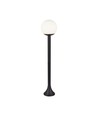 Standlampe (1*E27) - Mat Sort, Opal Plast Kugle