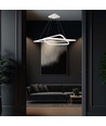 48W metalloftslampe - 600x600x1200mm, 3000K, hvid, TRIAC dæmpbar