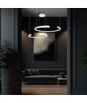 48W LED Hængelampe - Metal, 1100x800x1200mm, 3000K, Hvid, Triac Dæmpning