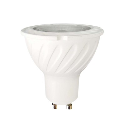 6W GU10 - Plastik Spotlys med Linse, Samsung Chip, 3000K