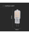 G4 spotlight 1,1W - plastik, Samsung chip, 6500K
