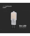 G4 1,1W LED pære, 12V - Samsung LED chip, 100lm, 300°, plast, 5 års garanti