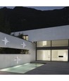 4W Væglampe - LED, 4000K, IP65, Hvid, Kvadrat
